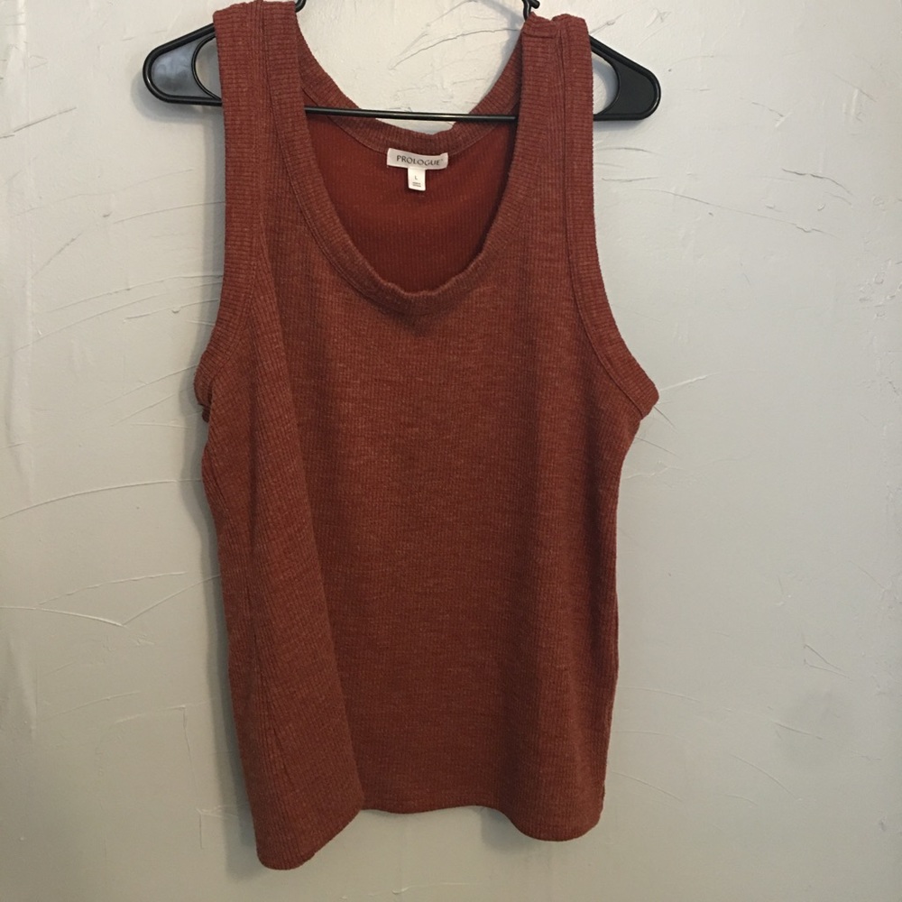burnt orange top
